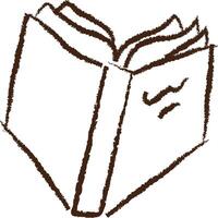 Sketch of an Open Book vector