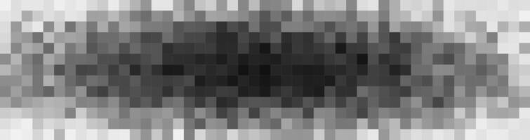 Censorship glitch blur block stripe. Wide horizontal pixelated band mimics restricted data zone, media blackout or digital privacy filter. Modern tech distortion look. illustration. vector