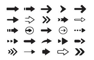 Collection arrows sign. Black arrow icon set. Arrow. Cursor. Arrow icon. Simple arrow set. vector