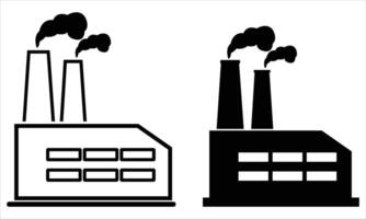 Factory icon set vector