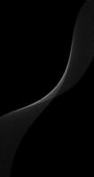 White Abstract wave of particles on black background geometric style vector