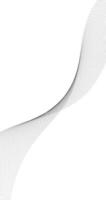 Vertical Abstract wave of particles on a white background. Template for design element vector