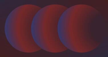 Dark Purple Red Gradient Circles on middle of Abstract Background vector