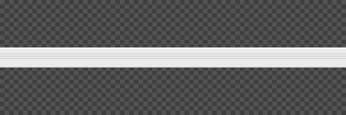 White decorative moulding baseboard in empty modern room interior frame trim wall panel design stock