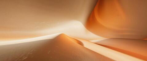 A close up of a sand dune with a light coming from it photo