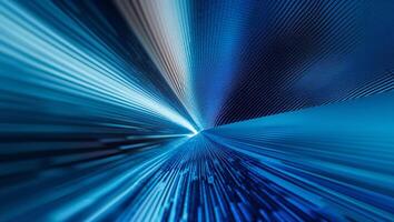 Abstract Blue LED Screen Texture with Depth and Gradient Effect photo