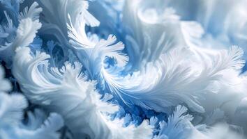 Abstract Watercolor Texture Background in Blue and White Tones photo