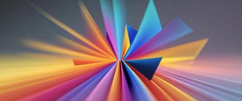 A colorful abstract background with a bright star photo