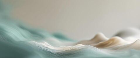 Abstract wave background with blurred background photo