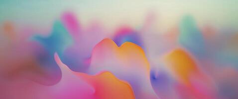 A colorful abstract background with a blurred image photo