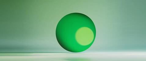Green circles abstract background design for graphic resources photo