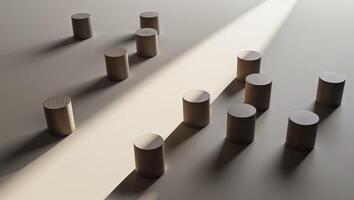 A group of wooden blocks on a table photo