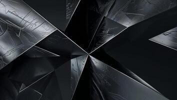 Abstract geometric background with metallic textures and overlapping shapes photo