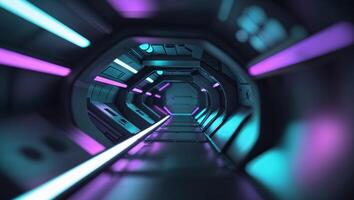 whispering sounds echo through a abstract on a spaceship photo