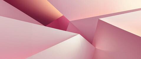 A pink and white abstract background with a triangle shape photo