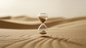 a floating over the sands of time photo