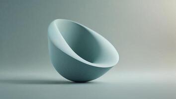 Abstract gray teal object soft focus background photo