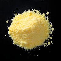Heap Of Yellow Corn Flour A Versatile Ingredient For Baking And Cooking photo