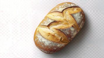 Bread on a white background photo