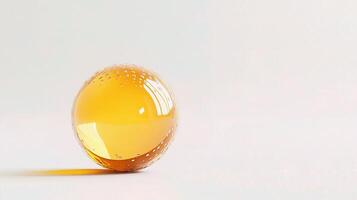 A glass object with a hole in it photo