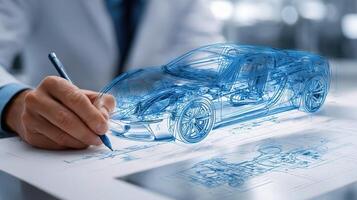 Automotive engineering concept photo