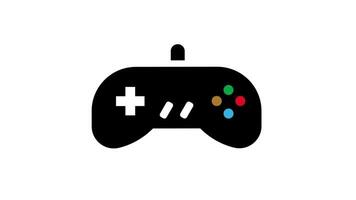 joystick game controller icon animation silhouette video