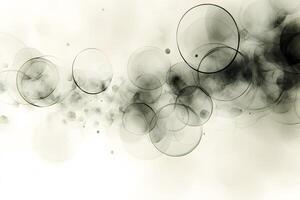 Abstract Circles and Smoky Patterns for Modern Design and Digital Art Concepts photo