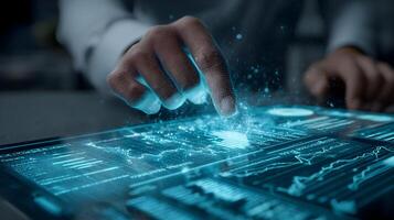 Interactive data analysis with advanced digital interface for strategic decision making photo