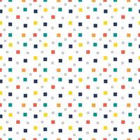 Seamless pattern with colored squares on a white background vector