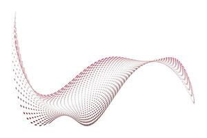 Abstract Dotted Halftone Shape Element vector