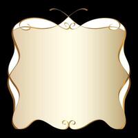 Art Nouveau Style Frame Design vector
