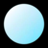 Planet Uranus Isolated on Black Background vector