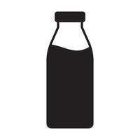 Bottle icon. Milk or water bottle icon. vector