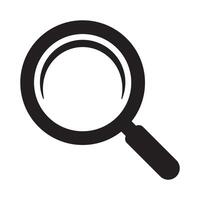 Magnifying glass icon, magnifier icon. Search icon. vector