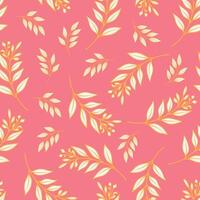 minimal line art branches and leaves. Ideal for packaging, fabric, branding, and elegant design projects vector