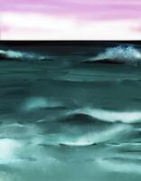 for the background of summer time and summer vibes, the background of a tropical beach. sand and waves vector