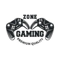 game console logo concept design game tool pro player silhouette symbol modern game stick gamepad product or team template vector