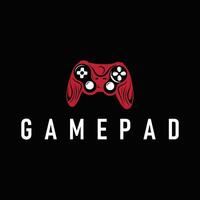 game console logo game tool pro player silhouette symbol modern game stick gamepad illustration brand product or team template vector