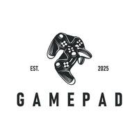 game console logo concept design game tool pro player symbol modern game stick gamepad illustration brand product or team template vector