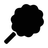 Simple Cotton Candy glyph icon. The icon can be used for websites, print templates, presentation templates, illustrations vector