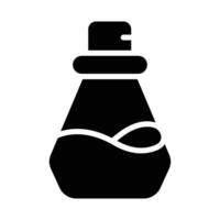 Simple Perfume glyph icon. The icon can be used for websites, print templates, presentation templates, illustrations, etc vector