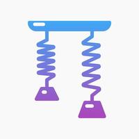Design Illustration graphic of Spring Energy icon with gradient style. Suitable for UI, mobile design, web design, etc. vector