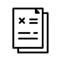 Report card grade symbol icon. Card with grades evaluating student performance. vector