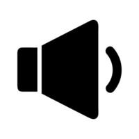 Speaker audio sound device icon. Speaker with waves emitting audio sound. vector