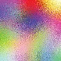 Rainbow opalescent background. Grain glass iridescent bright gradient pattern. Pearlescent foil texture vector