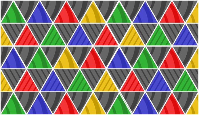 Colorful Triangle Pattern Background
