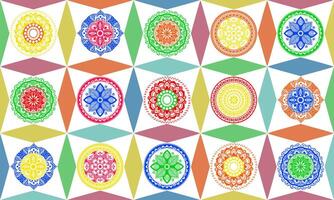 Artistic Colorful Geometrical Pattern Background vector