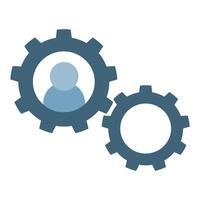 process illustration design Business process and business team working concept vector
