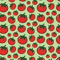 red Tomato pattern background vector