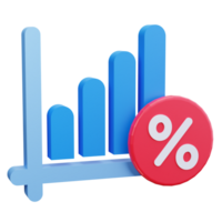 Bar Chart 3D Icons png